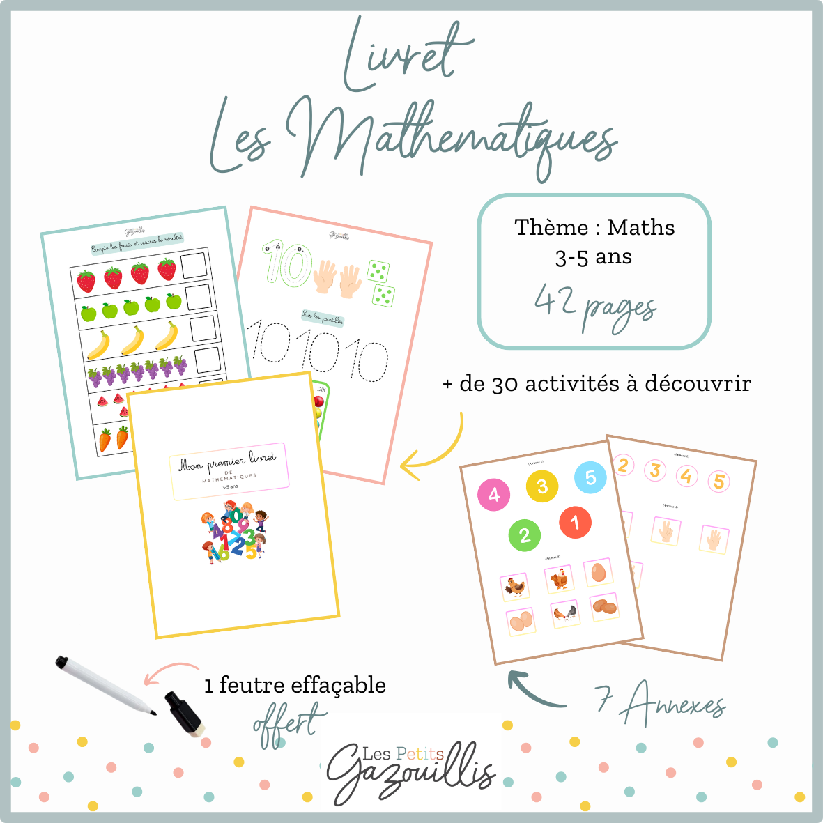 Livret d'activités - Les Mathématiques