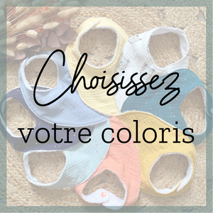 Bavoirs bandana - Coloris Personnalisés